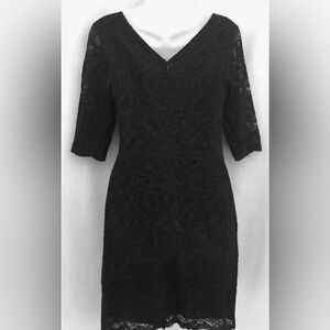 Banana Republic Little Black Lace Dress NEW Size 00